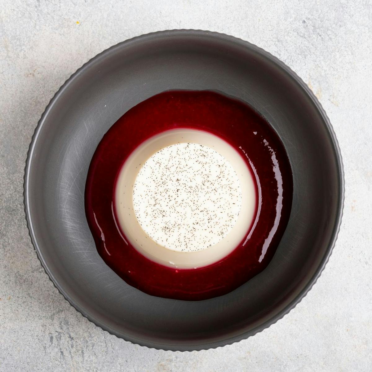 Raspberry Vanilla Pannacotta